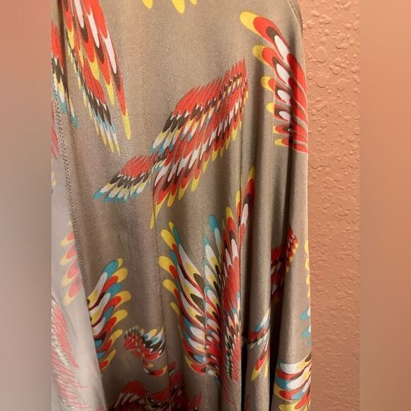 Zig Zag Stripe tan colorful jacket - Picture 3 of 7